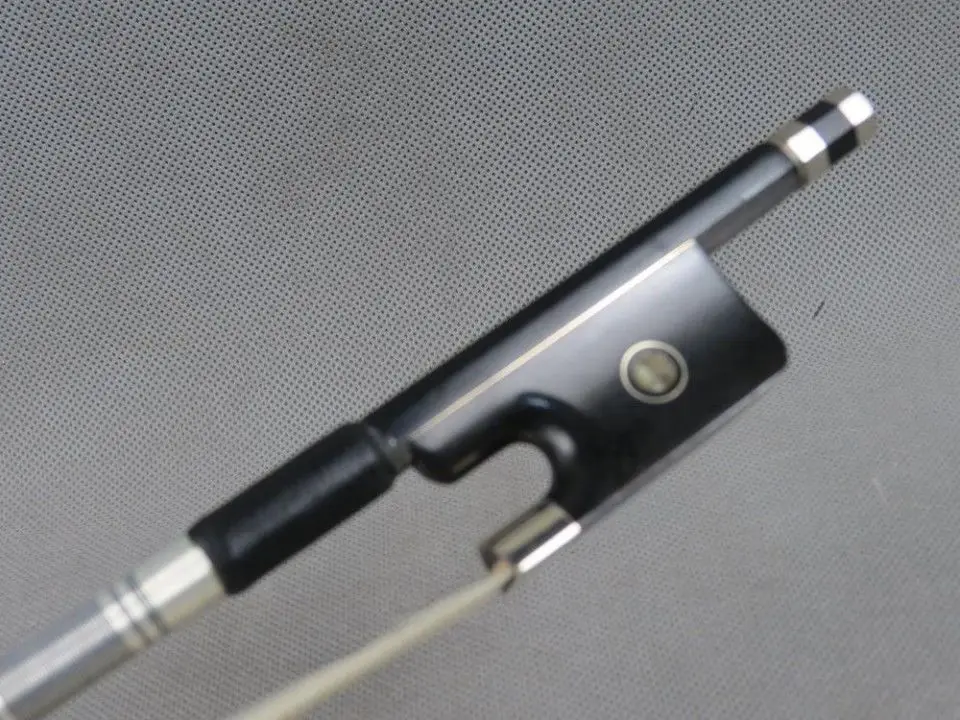 

Strong black Carbon fiber Cello bow 1/2,ebony frog ,musical instrument part