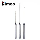 Набор металлических игл Bimoo для ловли карпа, комплект из 3 предметов, фиксирующая игла, бурильщик, крючок, приспособление для поднятия волос