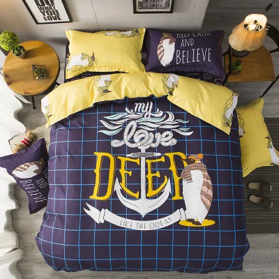 Американский стиль постельных принадлежностей двойной полный королева king size