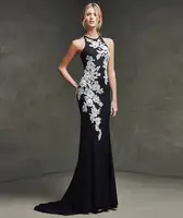 2015 Sexy black white applique Evening Dresses,Stylish Mermaid Prom Dresses Gowns Unique Design Mermaid formal dresses