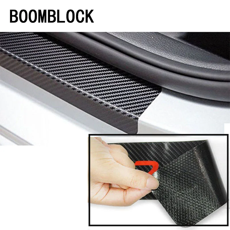 Автомобильные накладки BOOMBLOCK наклейки на педали из углеродного волокна для Saab