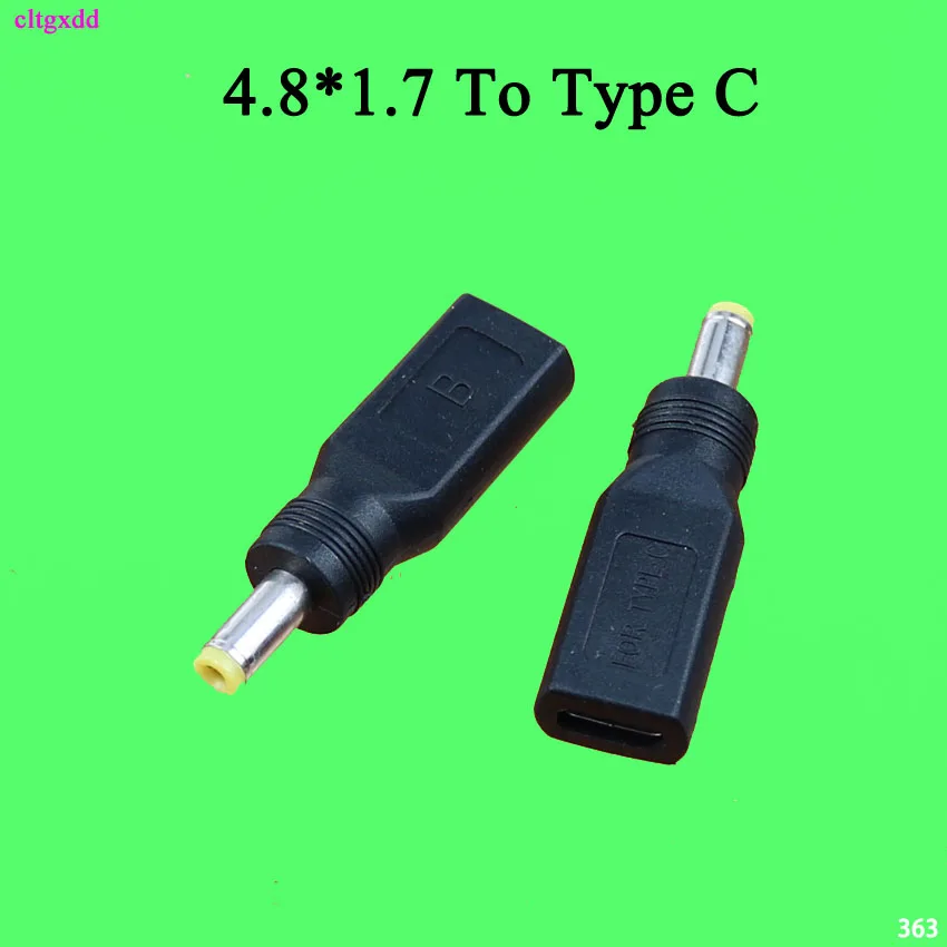 Cltgxdd 1 шт. USB Type C USB-C гнездо 4 8 мм x 7 Мужской DC адаптер для зарядки | Обустройство дома