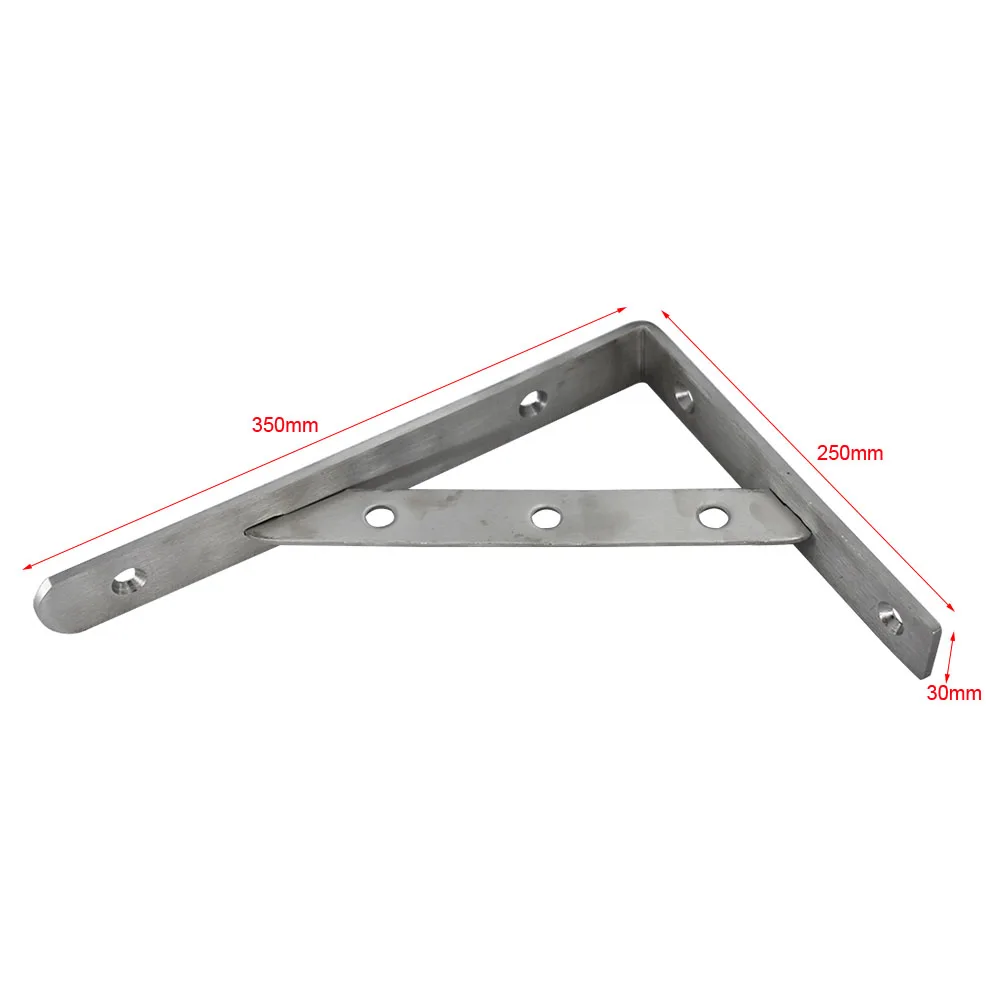Настенный кронштейн из нержавеющей стали 14 дюймов 350x250 мм|triangle shelf bracket|shelf bracket14