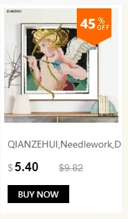 QIANZEHUI, Рукоделие, сделай сам, Весенняя королева, наборы для вышивания крестиком, наборы для вышивания крестиком, настенная домашняя Декорация