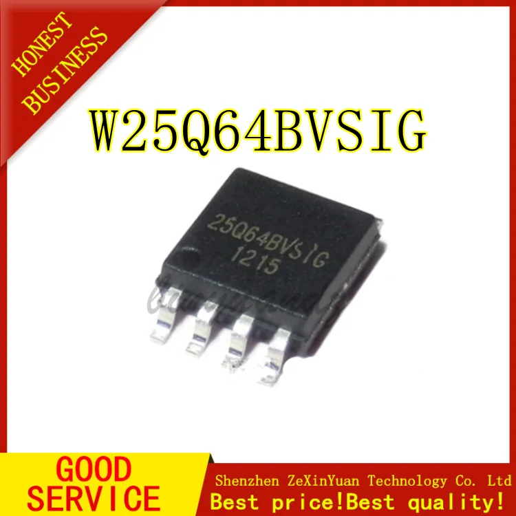 20 шт. w25q64bvsig флэш-чип IC W25Q64BVSSIG w25q64Fvssig вместо w25q64Bvssig w25q64 25q64 SOP8 64M-BIT Spi-flash 25Q64CVSIG |