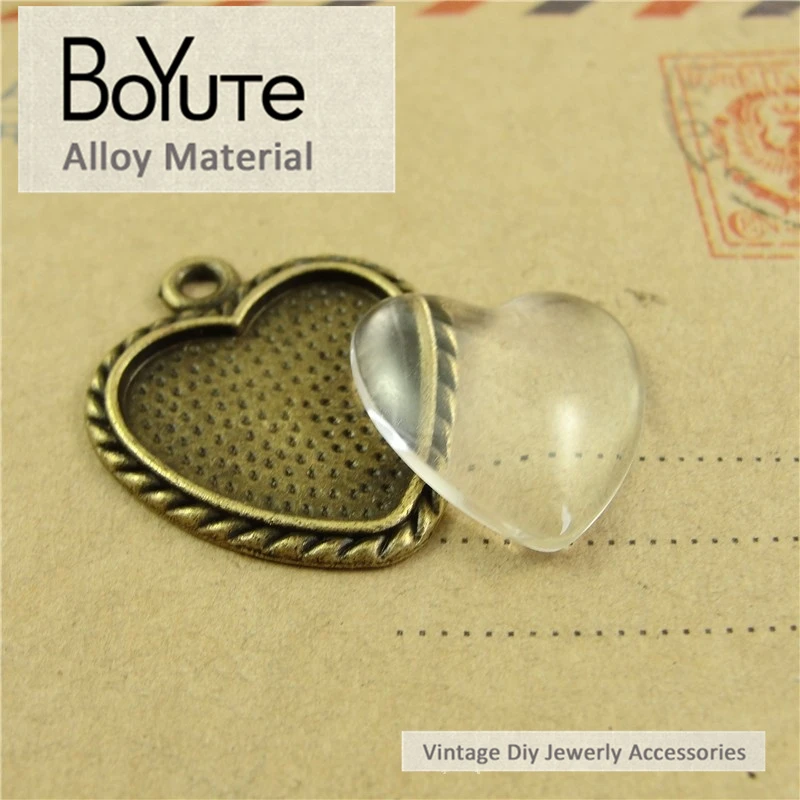 BoYuTe (50 шт./лот) 19 мм кабошон основа винтажные Diy аксессуары части Античная Бронза