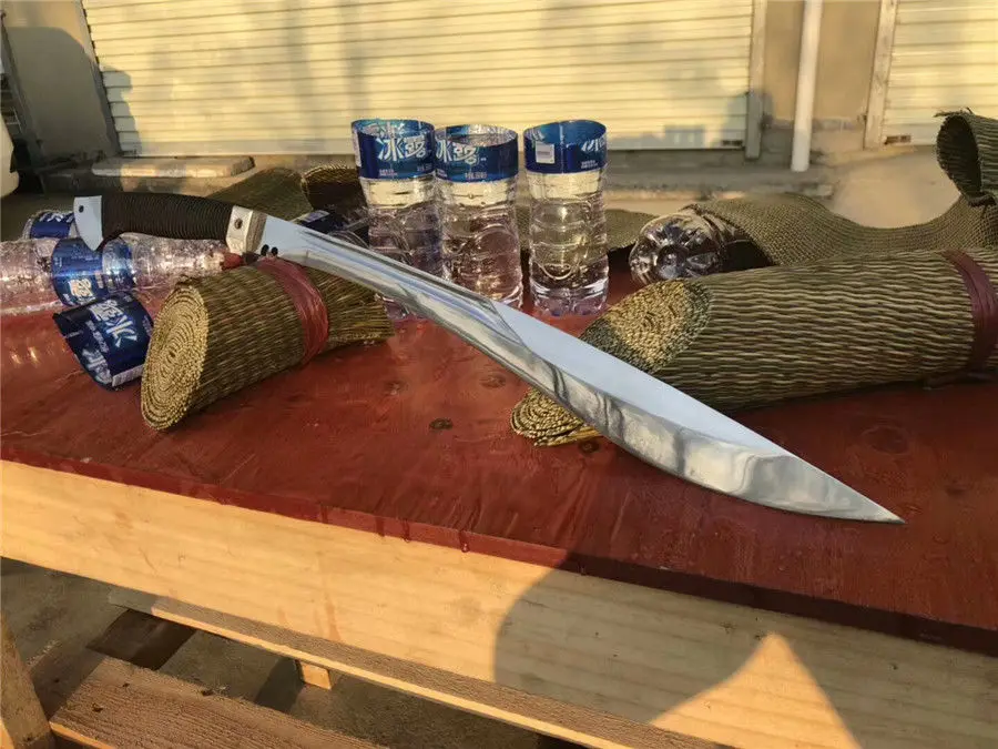 Высокое Качество Сильный открытый Broadsword DaDao острый меч Весна сталь лезвие Полный