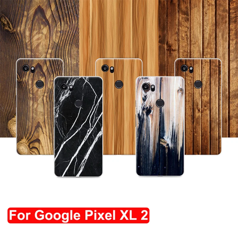

Чехол PixelXL2 с рисунком под дерево и камень для Google Pixel XL 2, Мягкая силиконовая задняя крышка из ТПУ для Google Pixel XL2, чехлы для телефонов