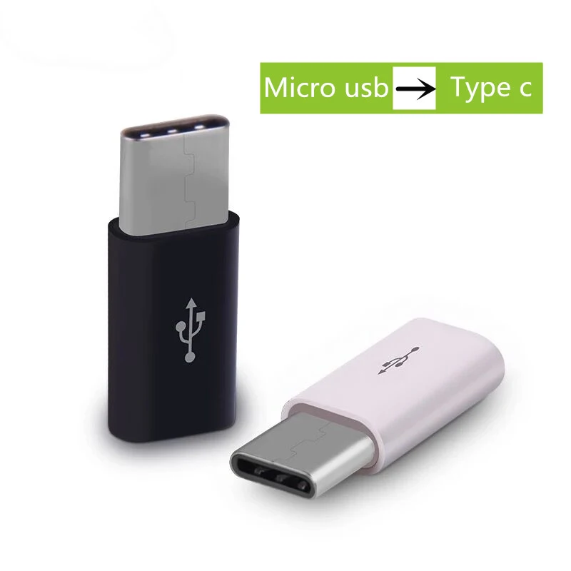 20 шт./лот Type C кабель переходник папа Micro USB муфтовый стыковочный зарядный для