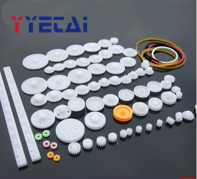 YongYeTai 75 шт игрушечная коробка передач Робот Мотор пластиковая Шестерня DIY Модель