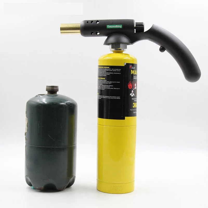 

Gas Self Ignition Handle Torch Brazing Solder Propane Welding Plumbing for MAPP MAL999