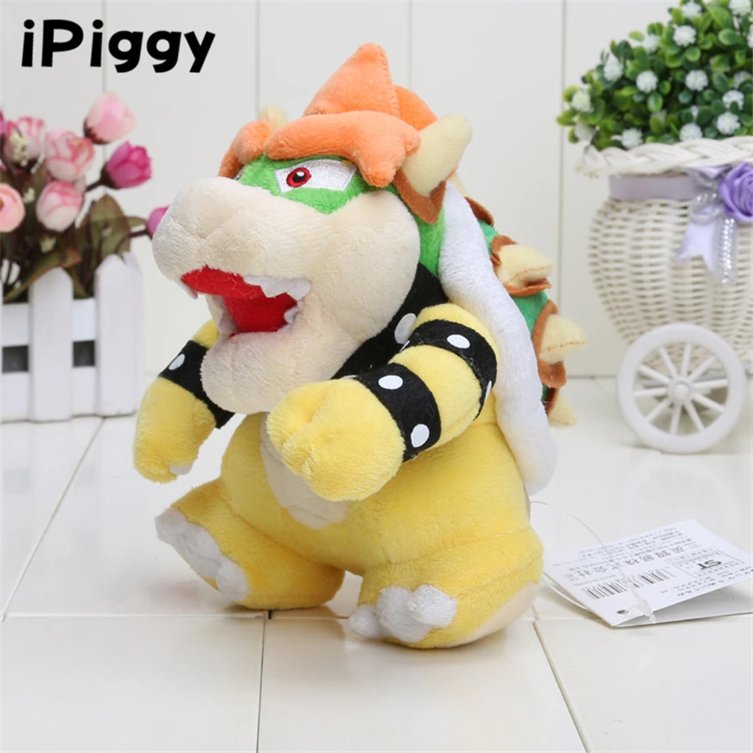 Супер Марио Плюшевые игрушки Баузер Дракон куклы Brothers Bowser розничная продажа 7