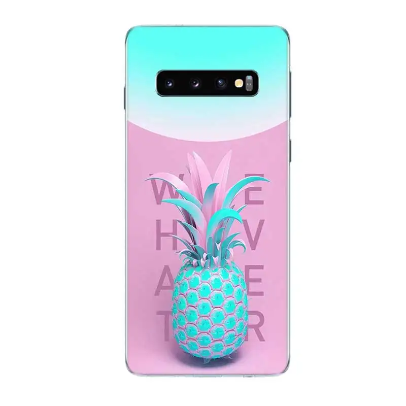 Colorful Pineapple Soft Rubber Case For Samsung Galaxy S9 S8 A6 A8 J4 J6 Plus + J8 A7 A9 2018 S7 S6 Edge Note 9 8 Cover |