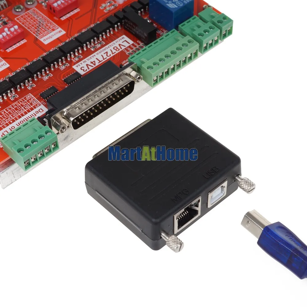 CNC USB к параллельному контроллеру интерфейс конвертер для Mach3 ЧПУ контроллер