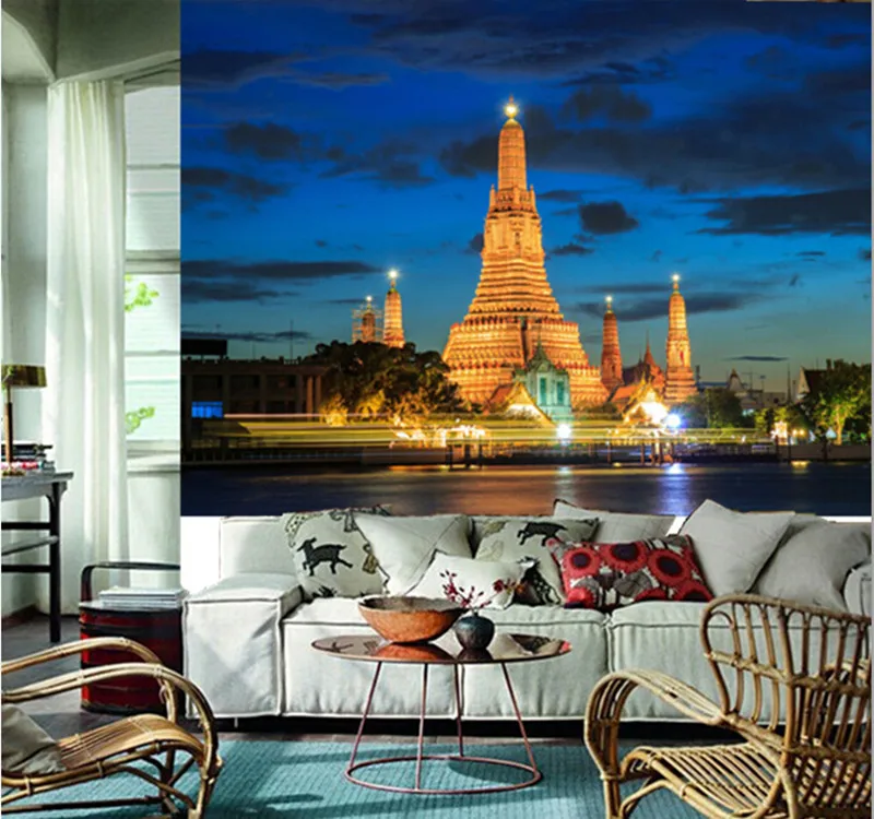 3D большой Фотофон на заказ роскошные красивые и величественные храмы фон для