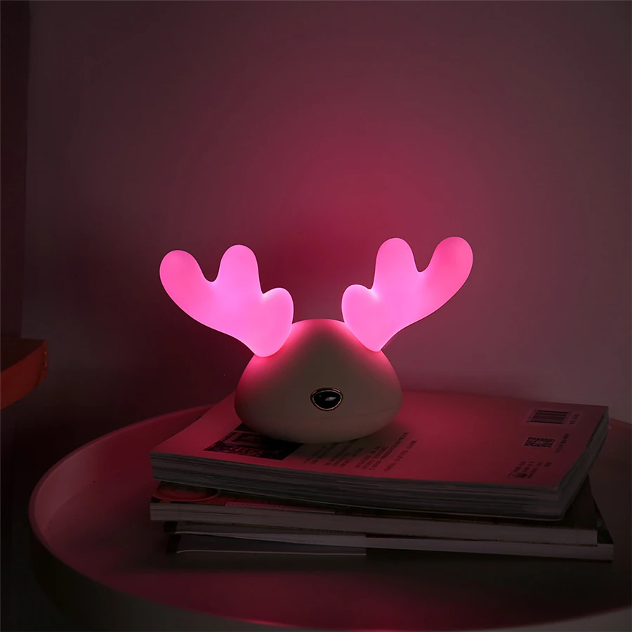 Coversage светодиодный ночник с животными, USB перезаряжаемый аккумулятор, цветной Детский мультфильм, детская спальня, детский ночник
