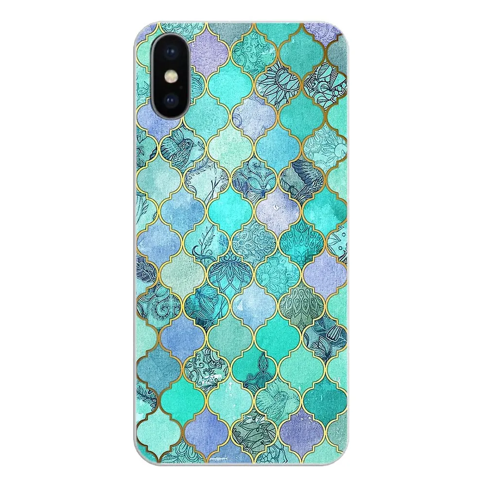 Soft Cases For Huawei Honor 7X V10 6C V9 6A Play 9 Mate 10 Pro Y7 Y5 P8 P10 Lite Plus GR5 2017 Beautiful Mandalas Mermaid Scales |