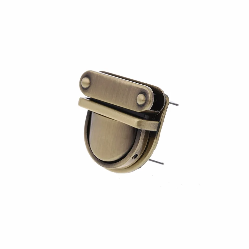 

3x3cm Metal Clasp Turn Lock Twist Lock for DIY Handbag Bag Purse Hardware Closure 4 Color