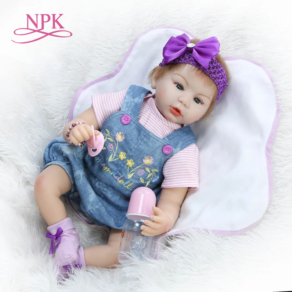 Кукла NPK 55 см Реалистичная мягкая силиконовая новый дизайн|designer toy|toy designertoys for |