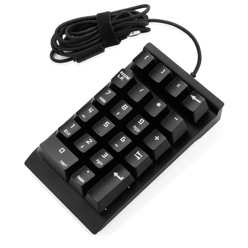 USB Mini механический цифровая клавиатура 22 ключей цифровой клавиатурой Numpad Num LK