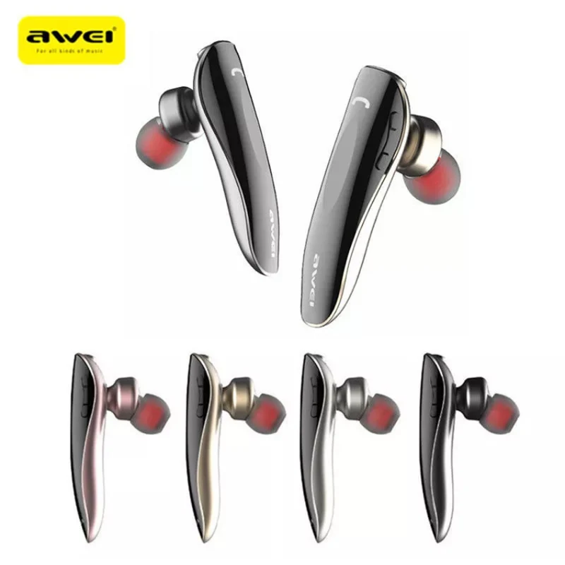 AWEI N1 беспроводные наушники Bluetooth бизнес соединение встречи с микрофоном|Наушники