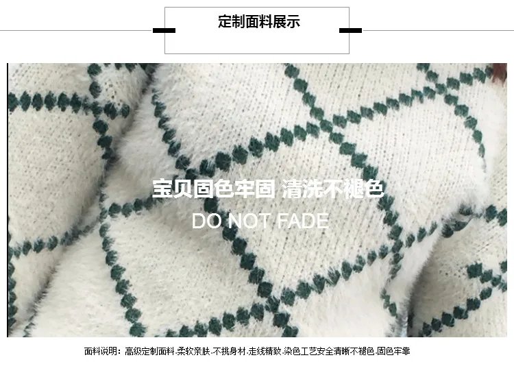 Autumn Winter women Sweaters and pullovers KoreanCAMTY Mohair Warm Full sleeve Jumper Loose Plaid Turtleneck Female | Женская одежда