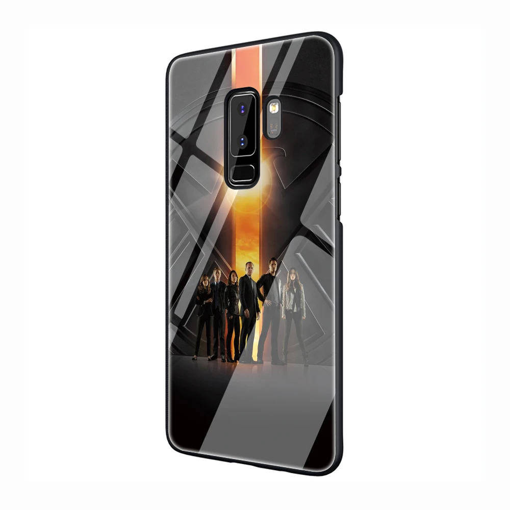 G10 Агенты Marvel щита S. H. I. E. L. D закаленное стекло чехол для телефона samsung Galaxy S7 S8 Note 8 9 10 Plus A10 20 30 40 50 60 70 - Цвет: G10