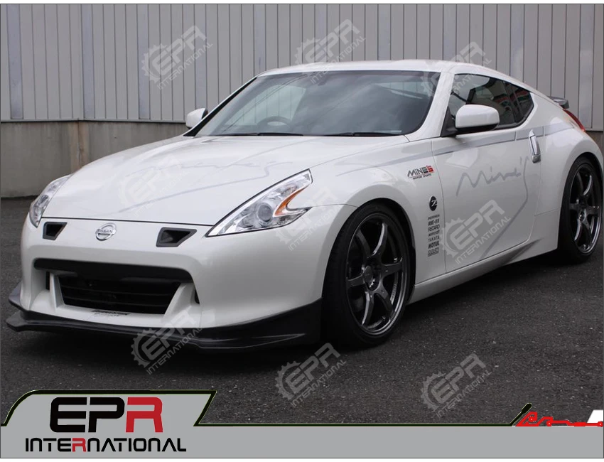 Для Nissan 370Z Z34 тюнинг углеродного волокна передний бампер воздушный комплект воздуховодов для Nissan 370Z Z34 стайлинга автомобилей