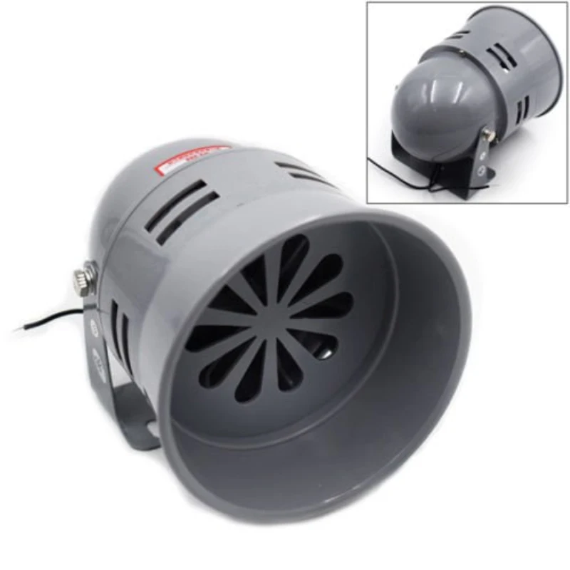 

Big Size 12v Air Raid Siren Horn Tornado Alarm Real Motor Drive Police Fire Good