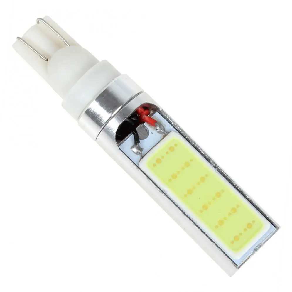 12V DC 10W 300LM 6500K 8000K супер яркий ксеноновый белый светильник T10 светодиодный COB лампы