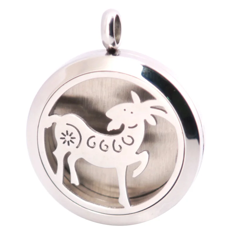 10 шт. олень ароматерапия эфирное масло хирургическая нержавеющая сталь кулон