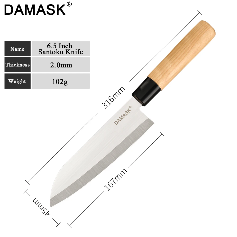 Японский режущий инструмент DAMASK кухонный нож ножи шеф повара из нержавеющей