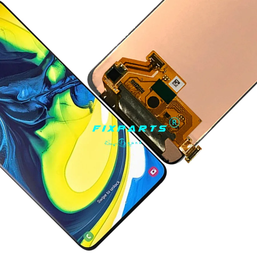 Оригинальный супер AMOLED ЖК дисплей для SAMSUNG Galaxy A80 A805 сенсорный экран дигитайзер