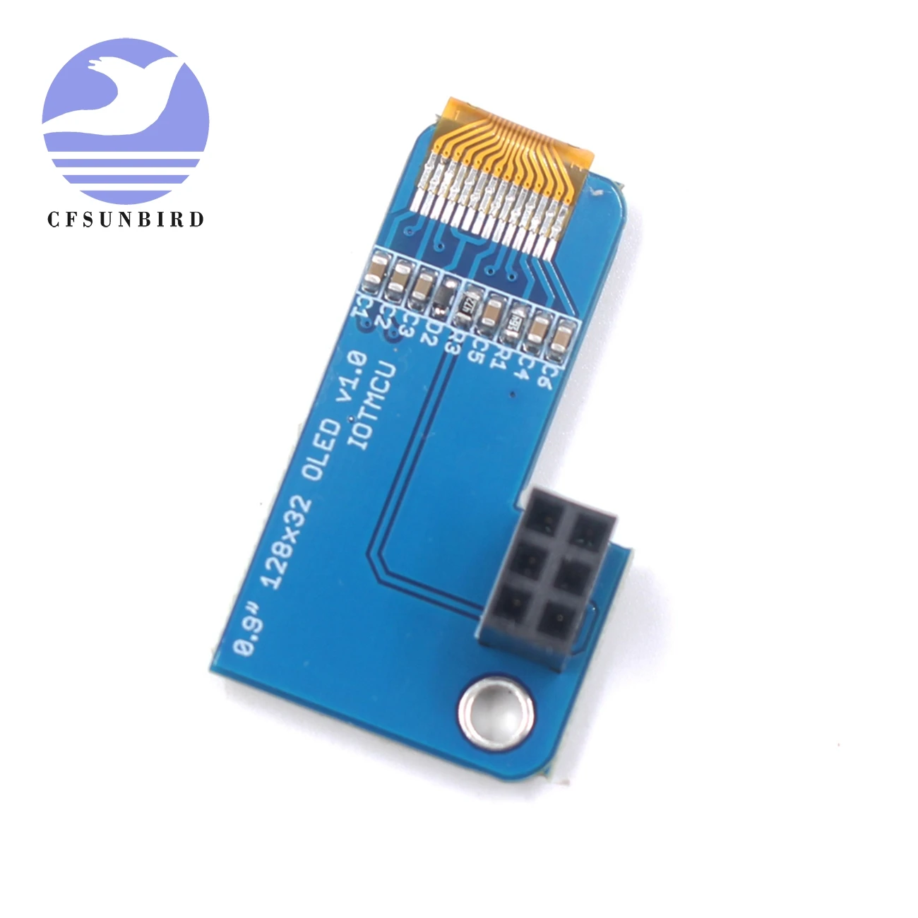 1 шт. pioled 0,91 дюймов межсоединений интегральных схем I2C 128x32 oled-дисплей монохромный Экран дополнение для Raspberry Pi Zero SSD1306 Синий DC 3,3 V FZ3579
