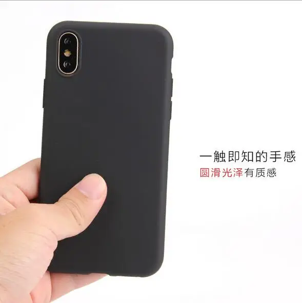 360 Original Candy Color TPU Silicone Case For iphone X 8 7 6 6S 5 5S SE Plus Coque XR XS Frosted Matte Simple Cover |