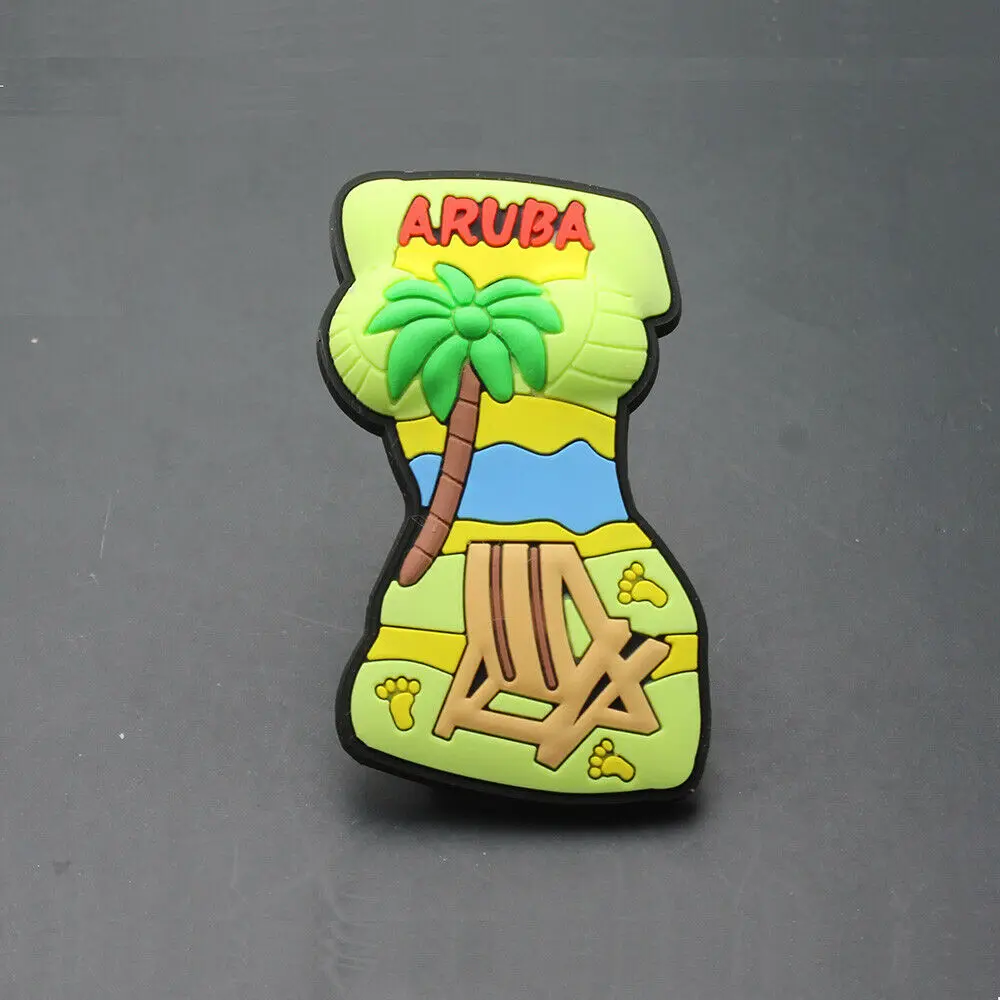 

ARUBA Tourism Travel Souvenir 3D Rubber Refrigerator Magnet Cute GIFT IDEA Home Decor