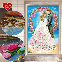 special shape 5d diy diamond painting partial round embroidery wedding cross stitch pattern rhinestone mosaic picture home decor