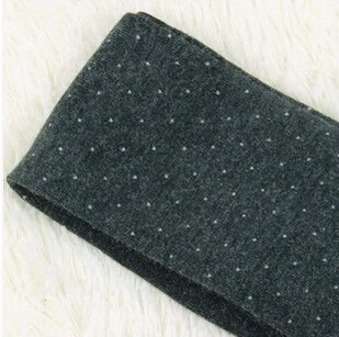 K055 Dark green VIIANLES леггинсы в горошек, женские теплые колготки, дизайнерские толстые мягкие хлопковые колготки, шерстяная ткань, гибкие женские плотные вязаные колготки - Цвет: K055 Dark green