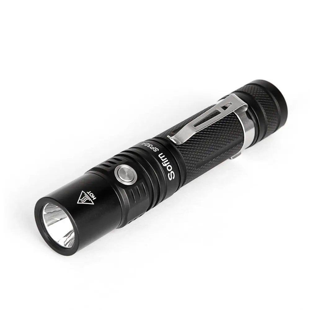Sofirn SP32A комплект мощный светодиодный фонарик 18650 Cree XPL2 1550LM портативный 6 режимов