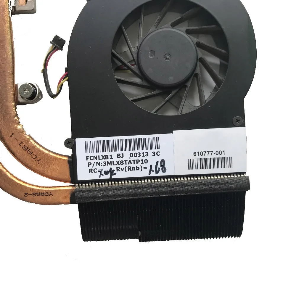 610777 001 610778 для HP DV6 DV7 3000 4000 Охлаждающий радиатор ноутбука с