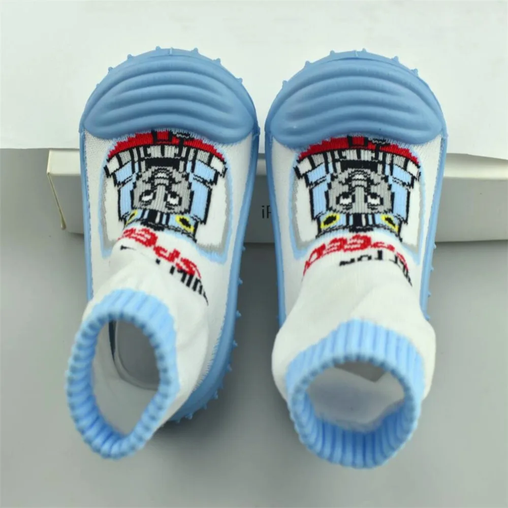KiDaDndy Baby Socks Soft Bottom Non-Slip Floor Rubber Soles Kids Boots Toddler Girl Boy Newborn Enfant Shoes WS9321 | Детская одежда и