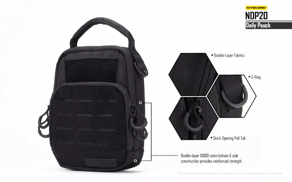 NITECORE NDP10 NDP20 к повседневной одежде многофункциональные сумки для путешествий зарядное устройство Nitecore ежедневная Сумка для ношения каждый день и коротких поездок