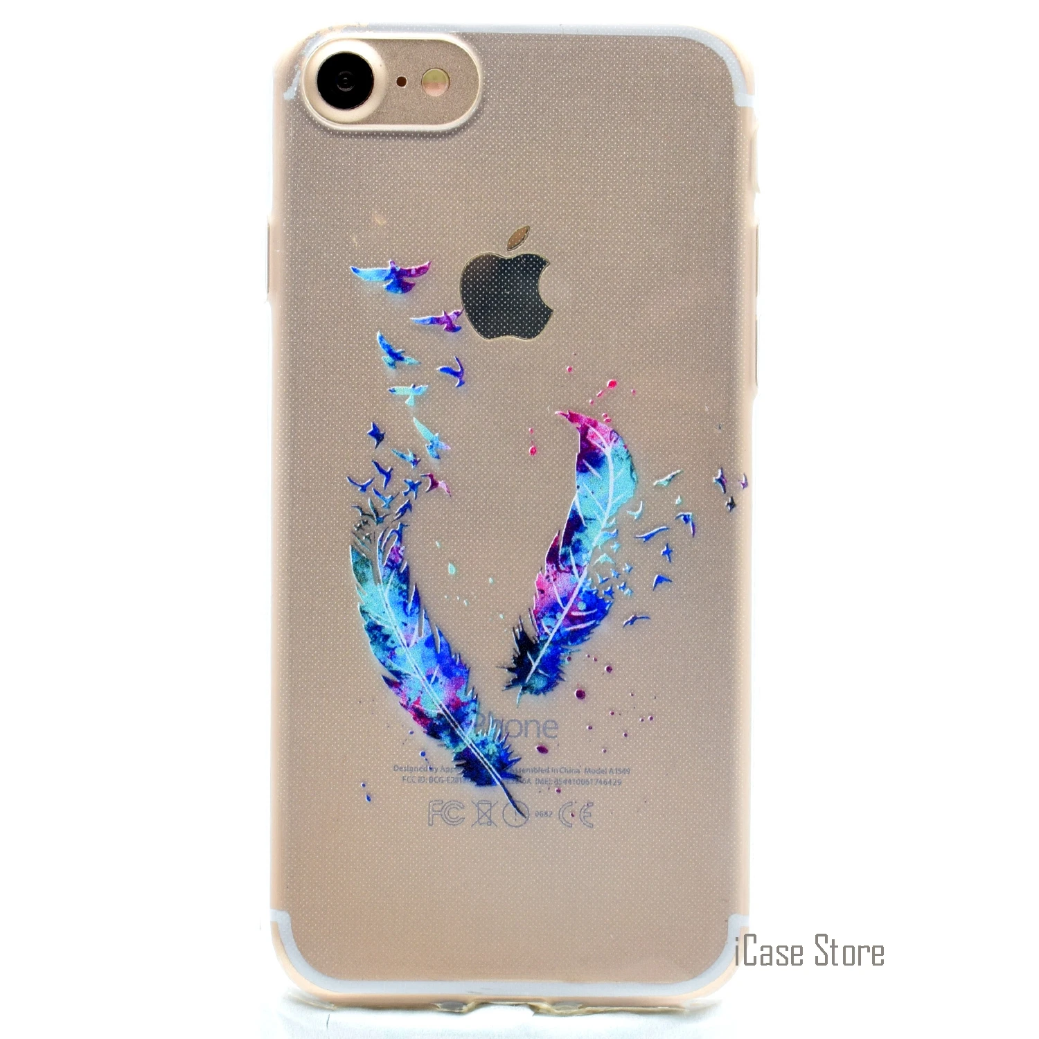 Высококачественный милый мультяшный чехол для телефона iPhone 7 мягкий силиконовый