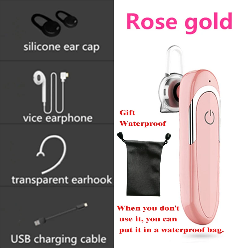 D5 Роскошные Bluetooth наушники с HD микрофоном беспроводные для автомобиля DSP