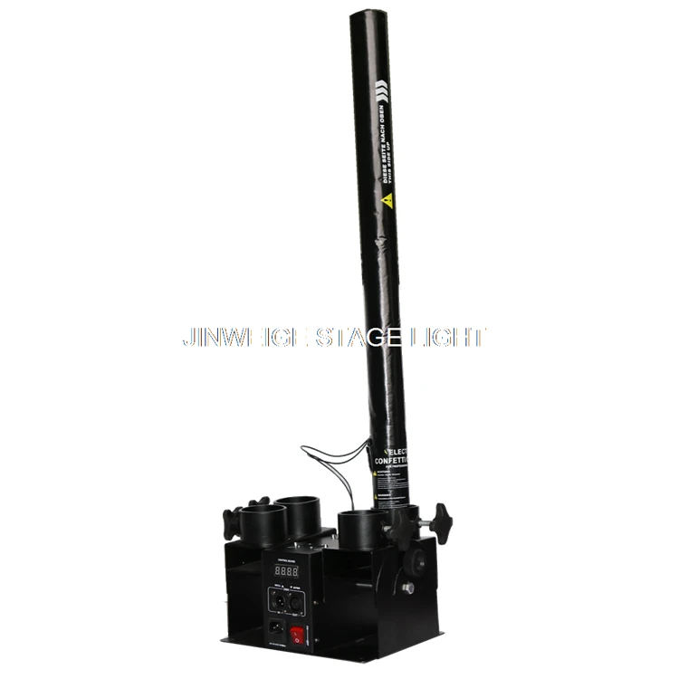 Бесплатная доставка 4 Shoot электрическая машина для конфетти DMX512 контроль канала
