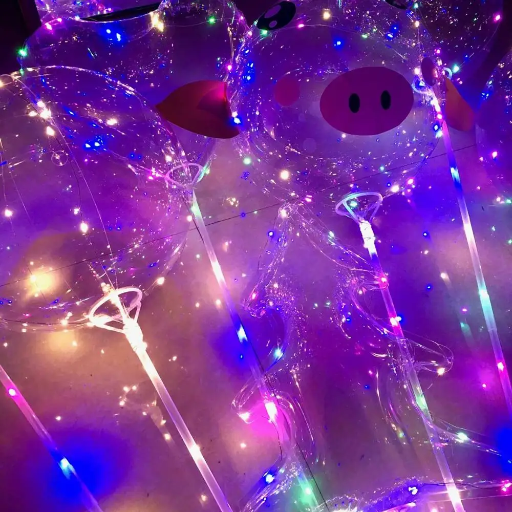 10/20 штук 20 дюймов globos светодиодных воздушных шаров гелием до надувные шары для