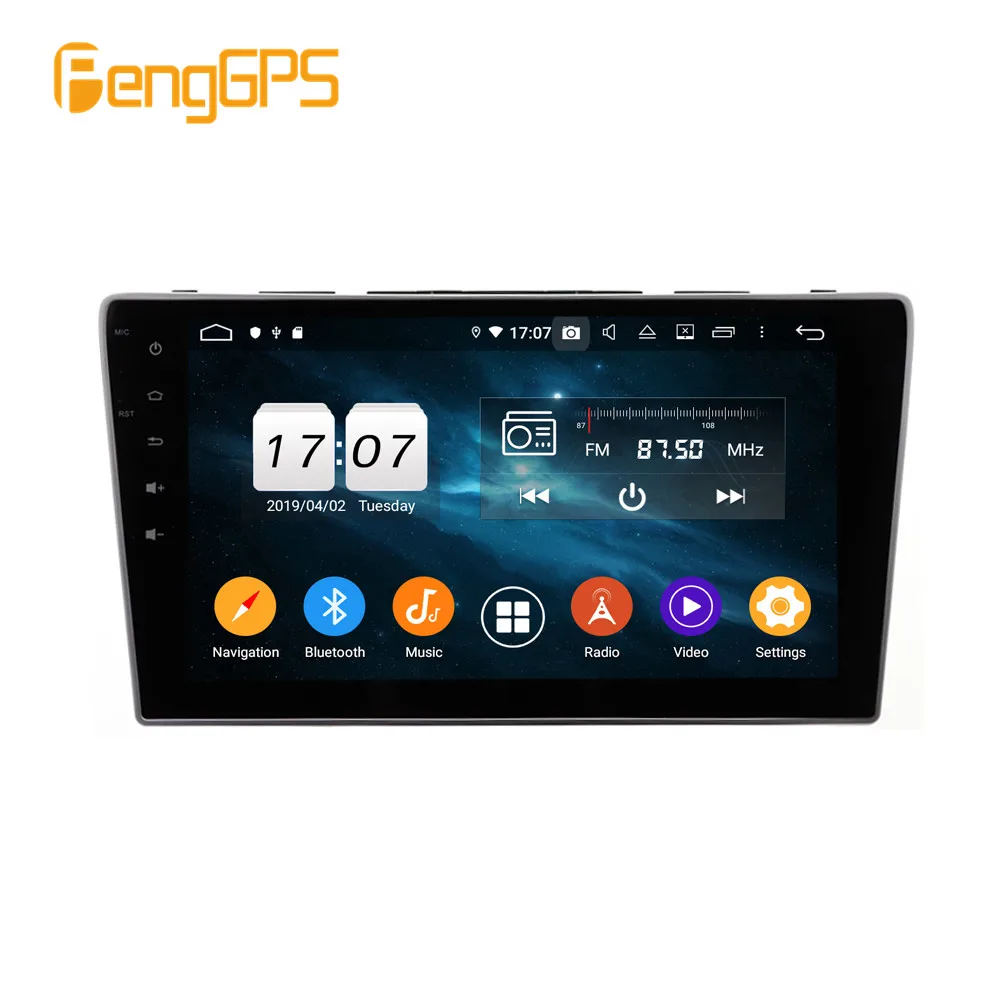 2 din 4 + 64G Android 9 автомобильный dvd плеер GPS навигатор для Honda CRV 2006 2007 2008 2009 2010 2011 2012