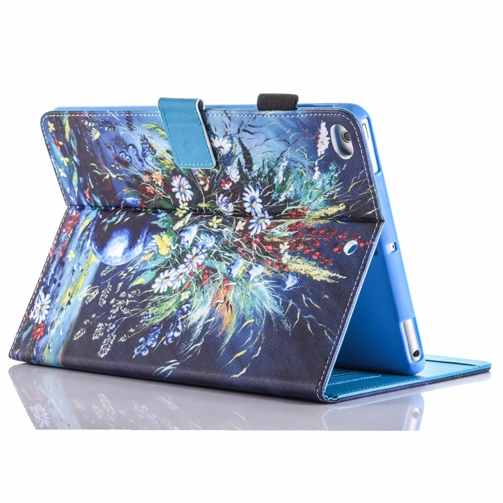 Модный чехол для планшета с художественным принтом для iPad Air, кожаный чехол-книжка на магнитной застежке, чехол s, чехол для iPad Air 1 Air 2, iPad 9,7
