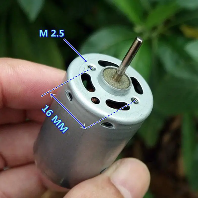 MABUCHI RS 385PH 2085 DC 12 В 18 в 24 15000 об/мин высокоскоростной мощный Micro 17 мм длинный двойной