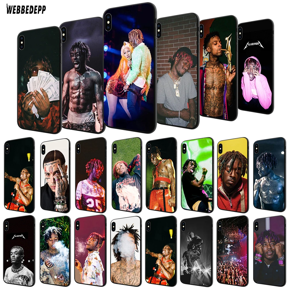 WEBBEDEPP Lil Uzi Vert чехол из ТПУ для Apple iPhone 6 6S 7 8 Plus 5 5S SE X XS MAX XR мягкий чехол|Бамперы| |